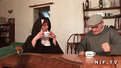 Panas Berambut perang teman wanita dalam stoking tunggangan yang keras zakar/batang